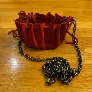 Just Cavalli 4" Cinch Bucket Purse